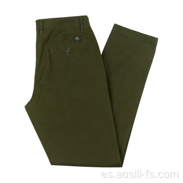 Pantalones de sarga de diseño de moda para hombre